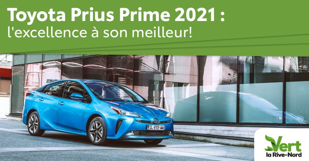 Toyota Prius Prime 2021 bleue